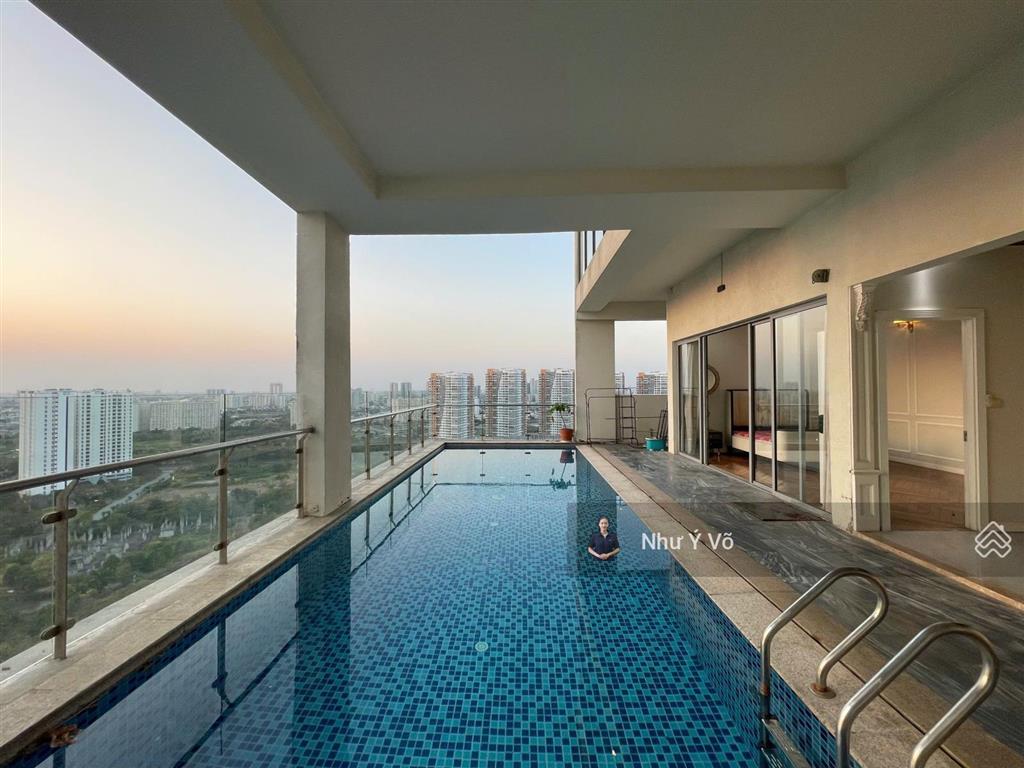 Cho thuê penthouse duplex thông tầng đảo kim cương, nhà đẹp view trung tâm thành phố, sông sài gòn