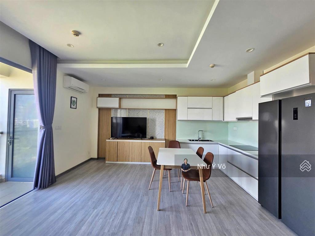 Cho thuê căn 1 phòng ngủ view sông nhà rộng, hiện trạng mới đảo kim cương