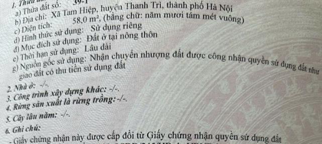 Bán đất tại thôn yên ngưu, 9 tỷ, 58 m2, view đẹp, giá tốt