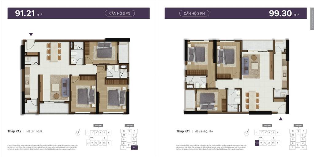Bán căn hộ 3pn2wc 89m2 tại the park avenue giá 9,2 tỷ. rổ hàng độc quyền từ pkd novaland.