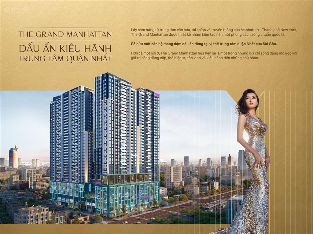 Bán căn hộ grand manhattan loại 3pn giá 19,4 tỷ tài sản hạng sang giữ giá tại lõi quận 1