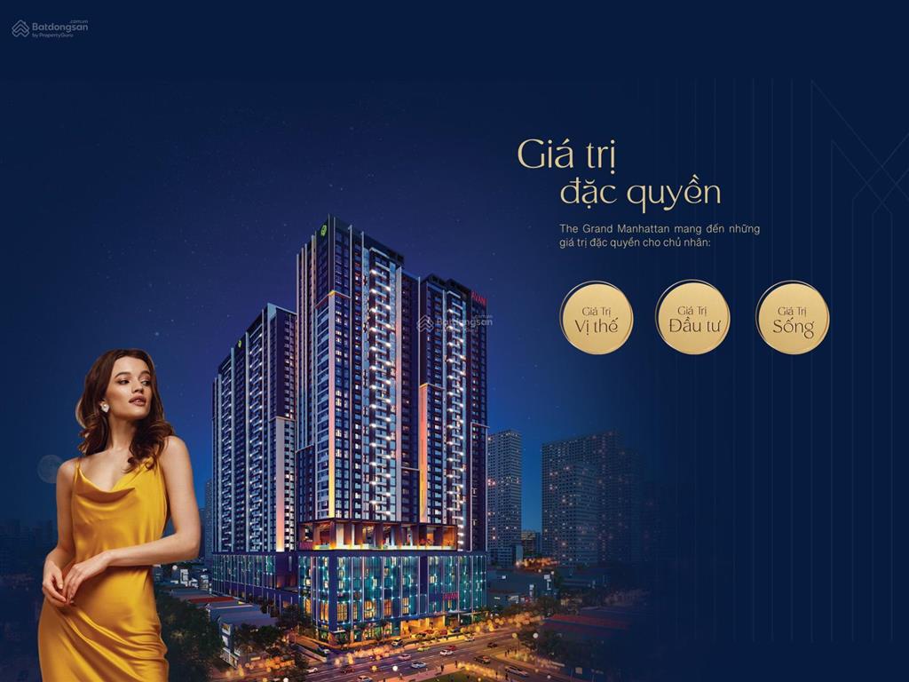 Bán căn hộ grand manhattan loại 3pn giá 19,4 tỷ tài sản hạng sang giữ giá tại lõi quận 1