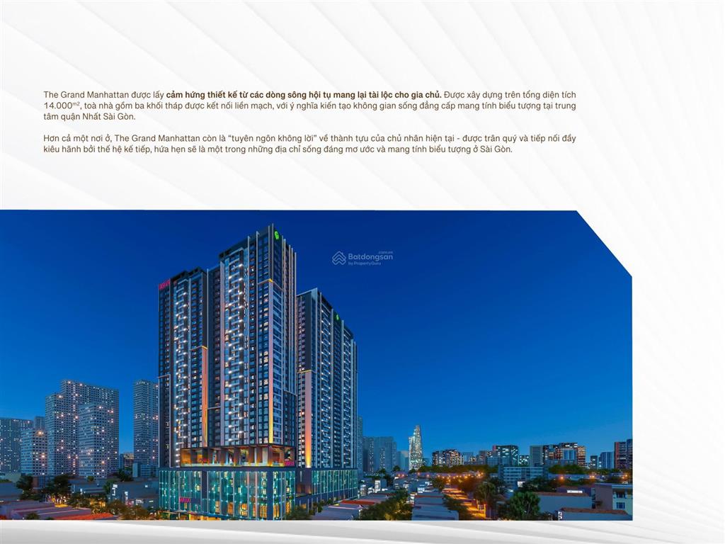 Bán căn hộ grand manhattan loại 3pn giá 19,4 tỷ tài sản hạng sang giữ giá tại lõi quận 1