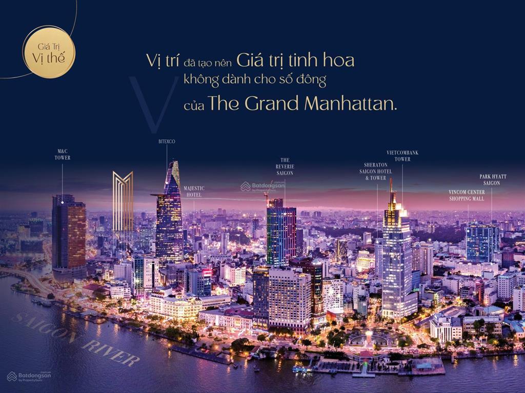 Bán căn hộ grand manhattan loại 3pn giá 19,4 tỷ tài sản hạng sang giữ giá tại lõi quận 1