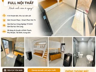 Cho thuê căn hộ mini 2 không gian ngủ full nội thất  dương quảng hàm. gò vấp