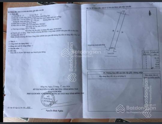 Bán nhà riêng tại kcn sông mây, 8,5 tỷ, 777m2 đẹp, nhiều tiện ích