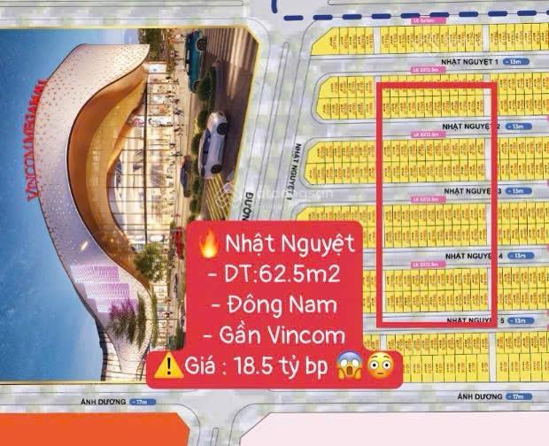 Bán nhanh căn nhật nguyệt 62,5m giá 18 tỷ.  0966 962 ***