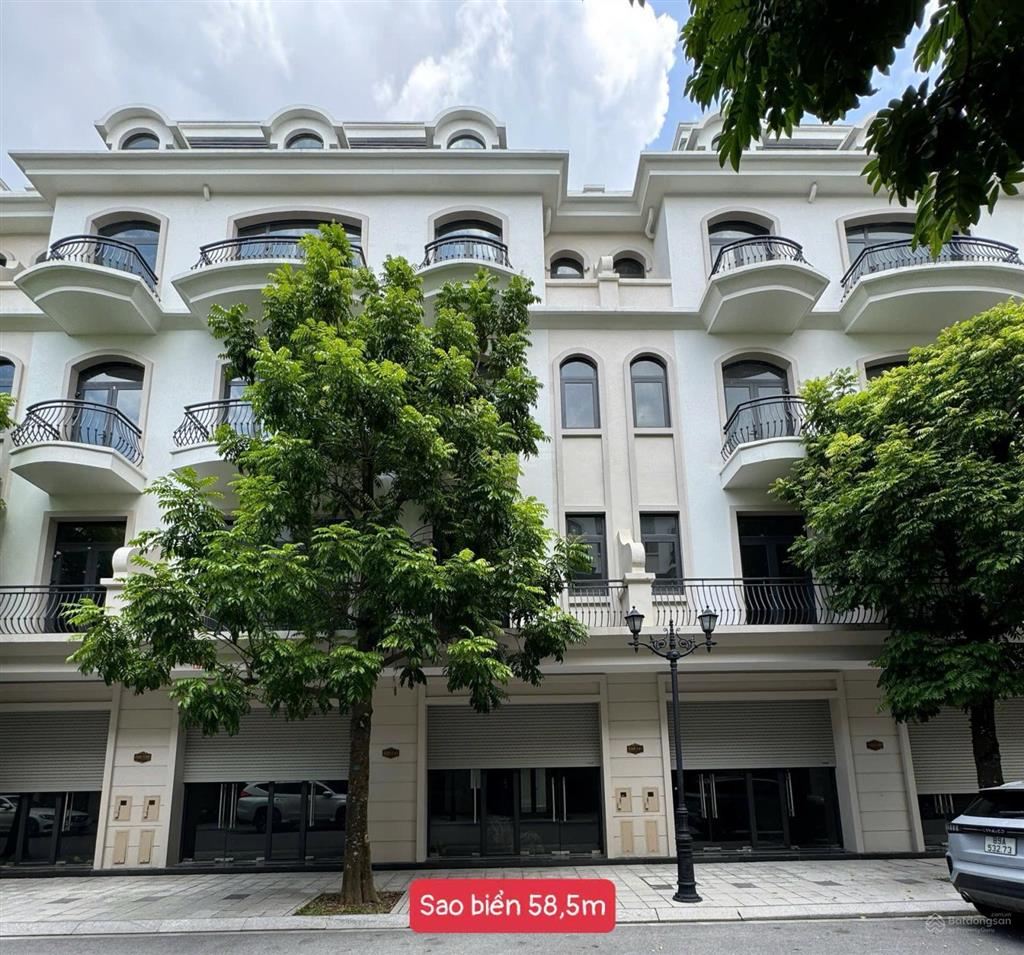 Bán nhanh shophouse sao biển 58,5m giá 7 tỷ ngay cạnh công viên, chung cư.