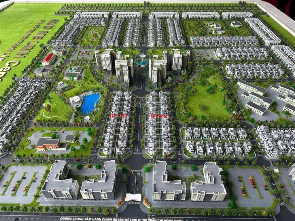 Bán căn bt đơn lập suất ngoại giao hud mê linh trục chính 24m vip ở dự án, đối diện sungroup