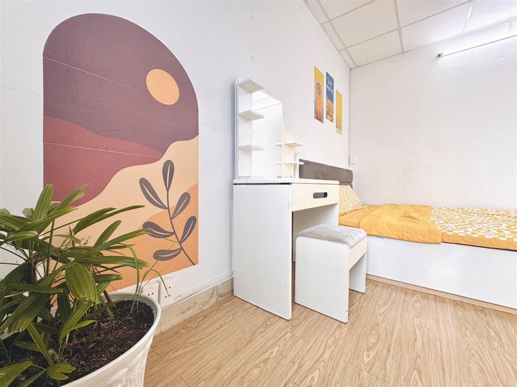 Studio ban công, tách bếp  khu văn minh  gần cv làng hoa, emart  5.2 triệu