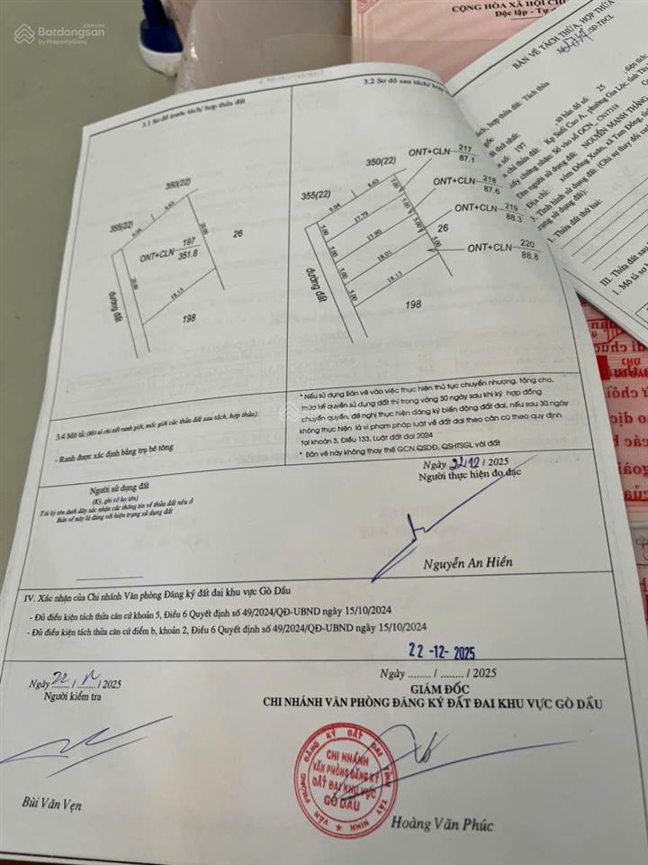 490tr, gần bên ủy ban phường gia lộc 5x18m có thổ cư đường bê tông