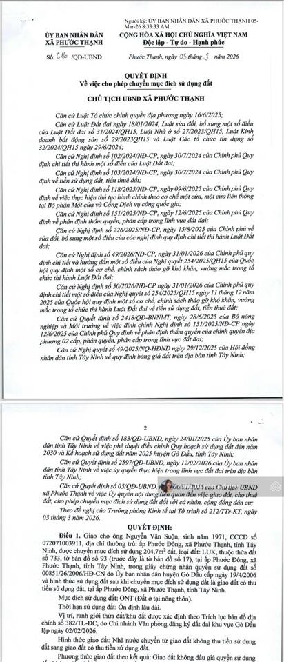 3.2 tỷ, 2200m2 nhựa cầu ô xây trọ, xây ks, kinh doanh, xây xưởng khỏi phải bàn