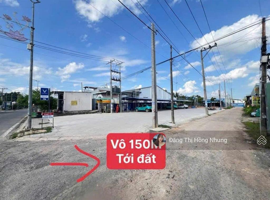 570tr, đất ngộp 154.2m2 full thổ, khu phố thanh hà, phường gò dầu đường xe hơi thông