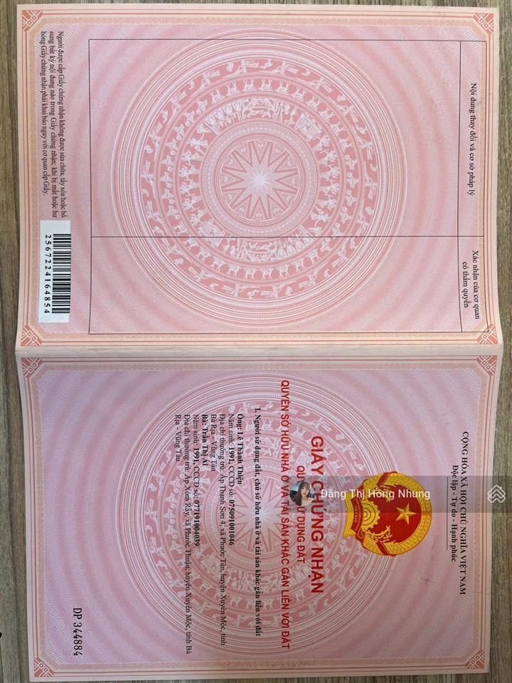 750trgần bên kcn phước đông 5x39m có 183m2 odt đường ô tô