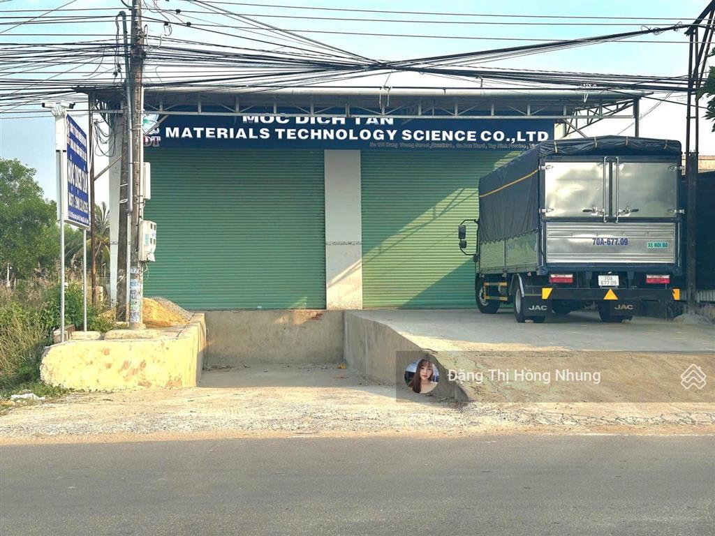 6 tỷ bán nhanh xưởng mặt tiền hương lộ 1 đang tạo dòng tiền 18tr / tháng