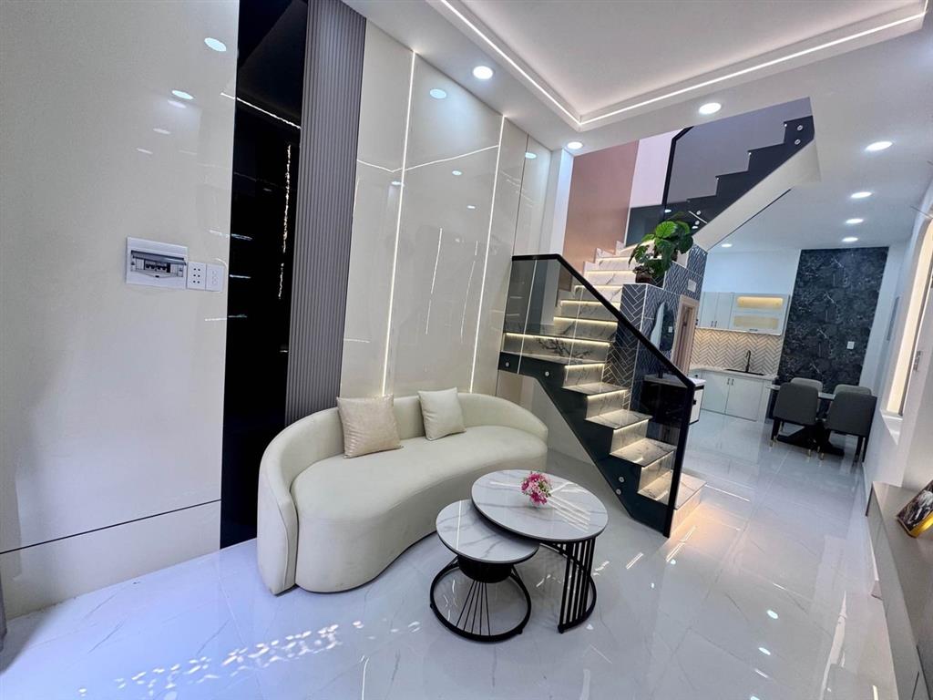 [H2909] Nhà mới ở ngay sát Chợ An Nhơn Lê Đức Thọ, 3.x tỷ