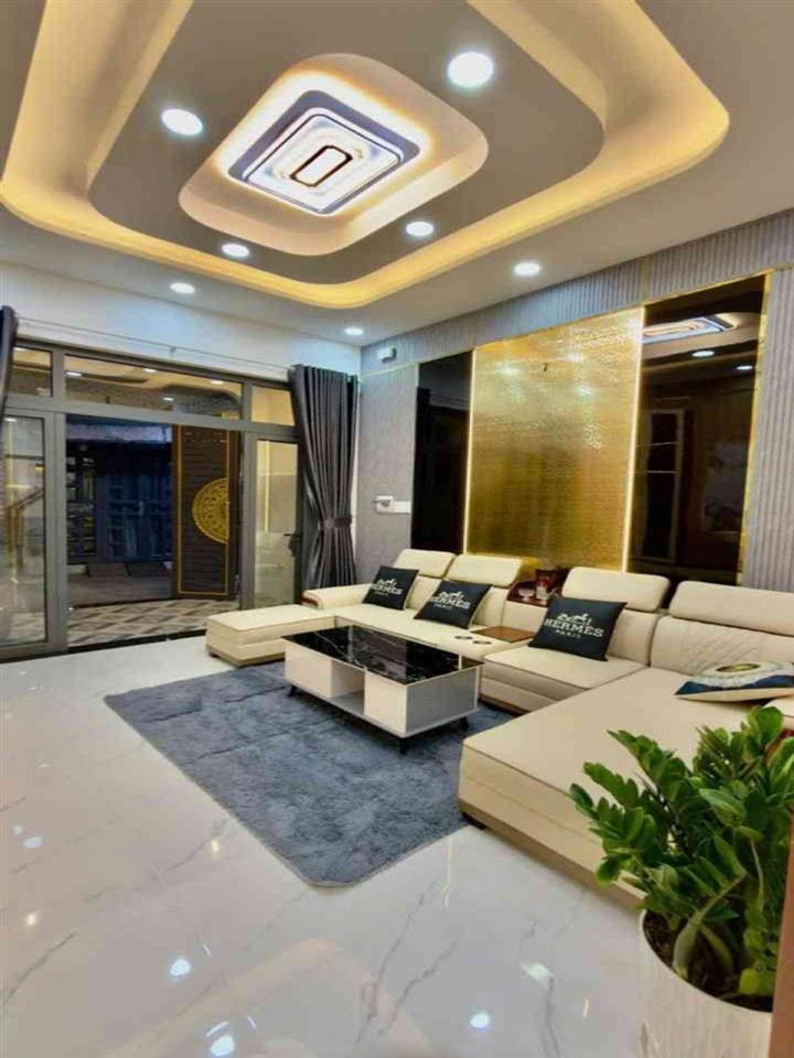 [K2887] Bán nhà mới đẹp Phạm Văn Chiêu An Hội Đông, cạnh Chợ Thạch Đà, 5.x tỷ
