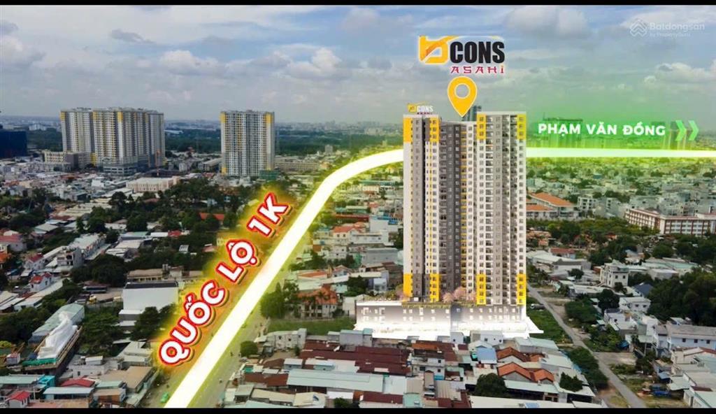 Cần bán căn góc 3pn bcons asahi, hướng đn mặt tiền quốc lộ 1k giá 2,9 tỷ  0902 574 ***