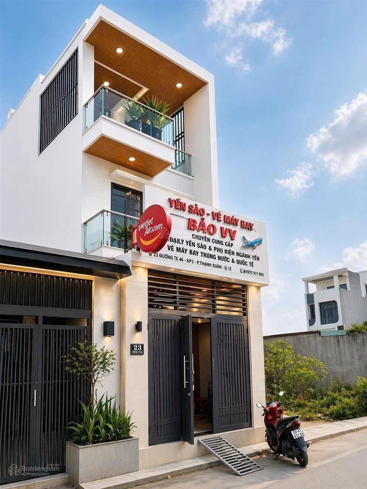 Bán nhà mặt tiền  thạnh xuân 46  2 lầu 4p. giá  5,86 tỷ