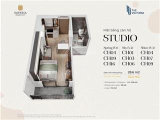 Chủ nhà bán căn studio victoria vinhomes smart city để mua căn to, giá chỉ 3 tỷ bao thuế phí