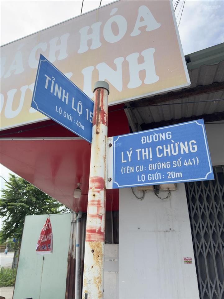 Đất vuông vắn nở hậu tài lộc, mặt tiền đường 20m lý thị chừng giao tỉnh lộ 15