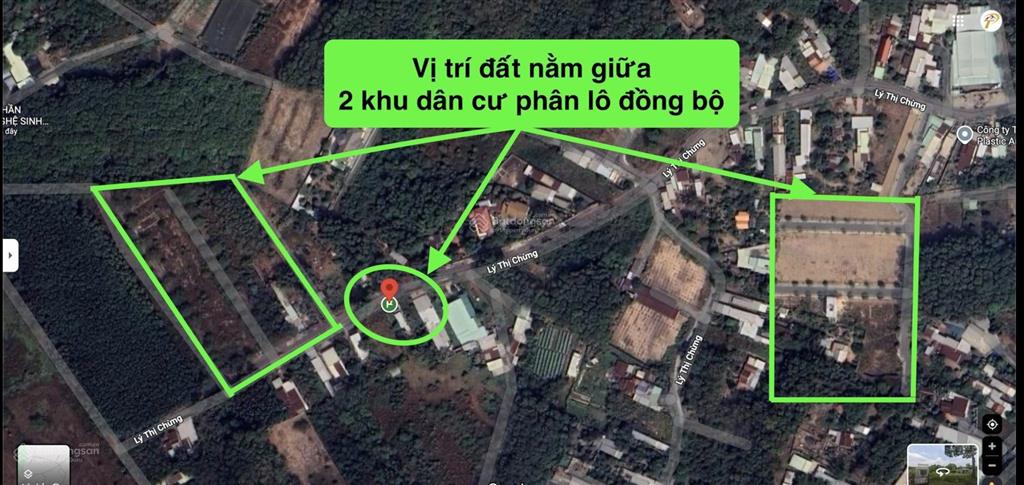 Mặt tiền kinh doanh đường lý thị chừng 20m xã phú hoà đông mới 5x49m. tổng 241.5m2. thổ cư 100%