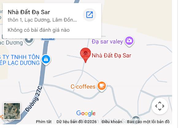 Bán đất đạ sar gần đà lạt, 260m2, sổ riêng, ô tô tới đất, giá 1.49 tỷ tl