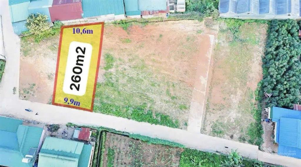 Bán đất đạ sar gần đà lạt, 260m2, sổ riêng, ô tô tới đất, giá 1.49 tỷ tl