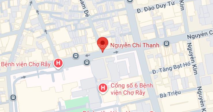 Bán nhà mặt tiền vị trí đẹp nguyễn chí thanh quận 5  (7x30m)  5 tầng  hđt 250tr/th  60 tỷ