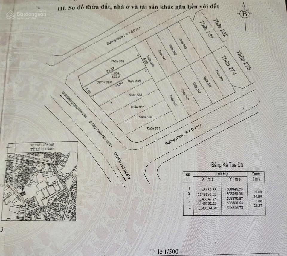 Đi định cư nên cần bán lô đất cực đẹp cực hiếm, góc 2 mặt tiền phan chu trinh bãi sau vũng tàu