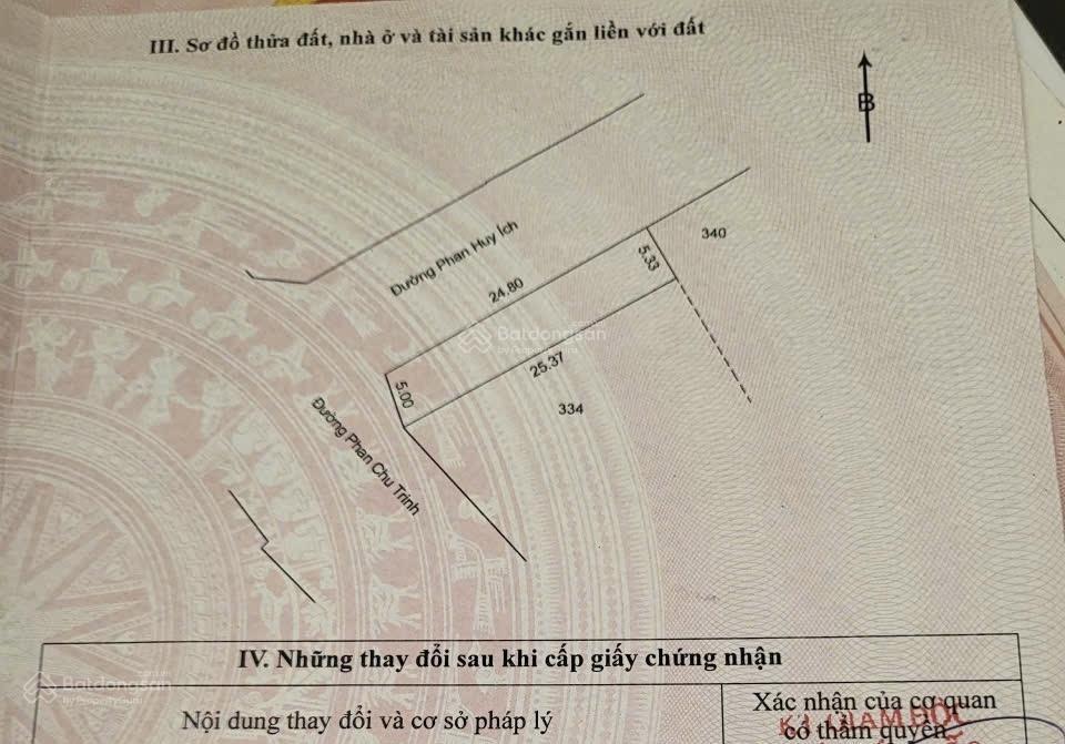 Đi định cư nên cần bán lô đất cực đẹp cực hiếm, góc 2 mặt tiền phan chu trinh bãi sau vũng tàu