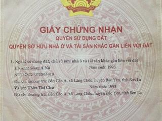 Bán đất 10.000m2 có sổ đỏ ont xã tà xùa, bắc yên, sơn la, giá 2.1 tỷ, view đẹp hàng hot