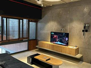 Cho thuê căn hộ 1pn hiện đại decor tone gỗ ấm cúng ngay cầu thị nghè