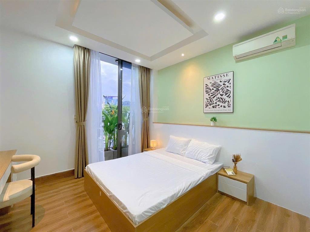 Cho thuê căn hộ 1pn ban công decor xanh mát ngay vòng xoay điện biên phủ