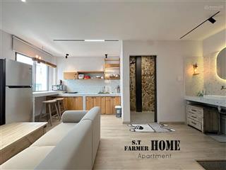 Căn hộ 1 phòng ngủ hiện đại  nội thất có gu ngay vòng xoay đồng hồ  khu dân trí cao