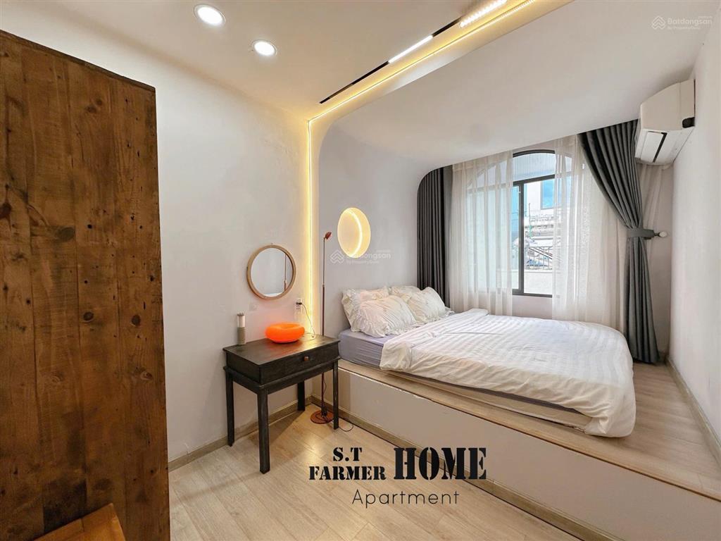 Căn hộ 1 phòng ngủ hiện đại  nội thất có gu ngay vòng xoay đồng hồ  khu dân trí cao