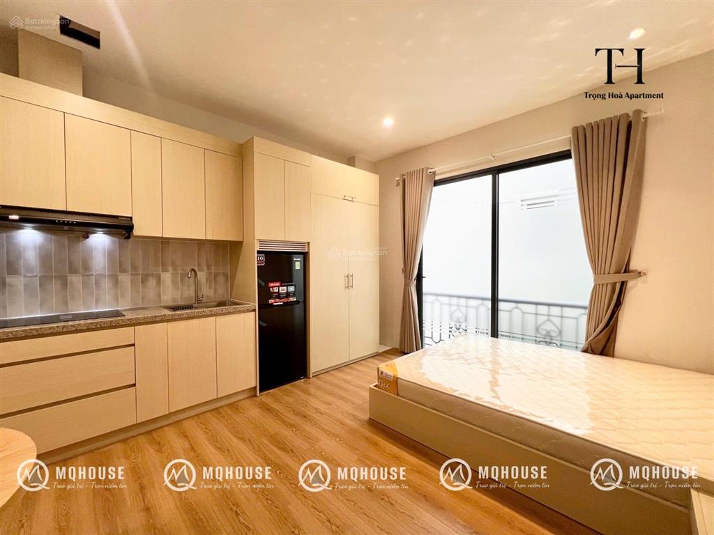 Khai trương tòa nhà căn hộ studio ban công hiện đại  đầy đủ nội thất mới  gần nhiều trường đh