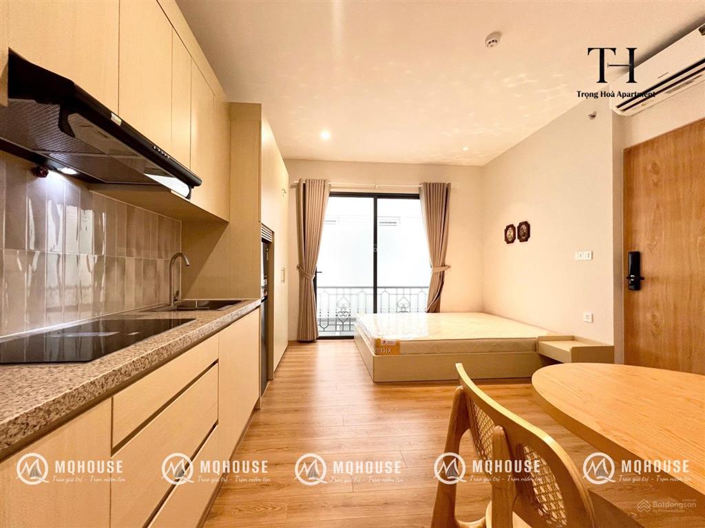 Khai trương tòa nhà căn hộ studio ban công hiện đại  đầy đủ nội thất mới  gần nhiều trường đh