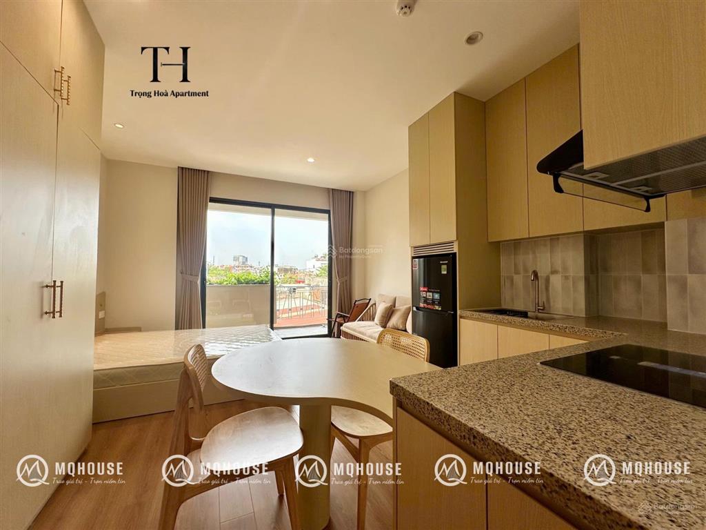 Khai trương tòa nhà căn hộ studio ban công hiện đại  đầy đủ nội thất mới  gần nhiều trường đh