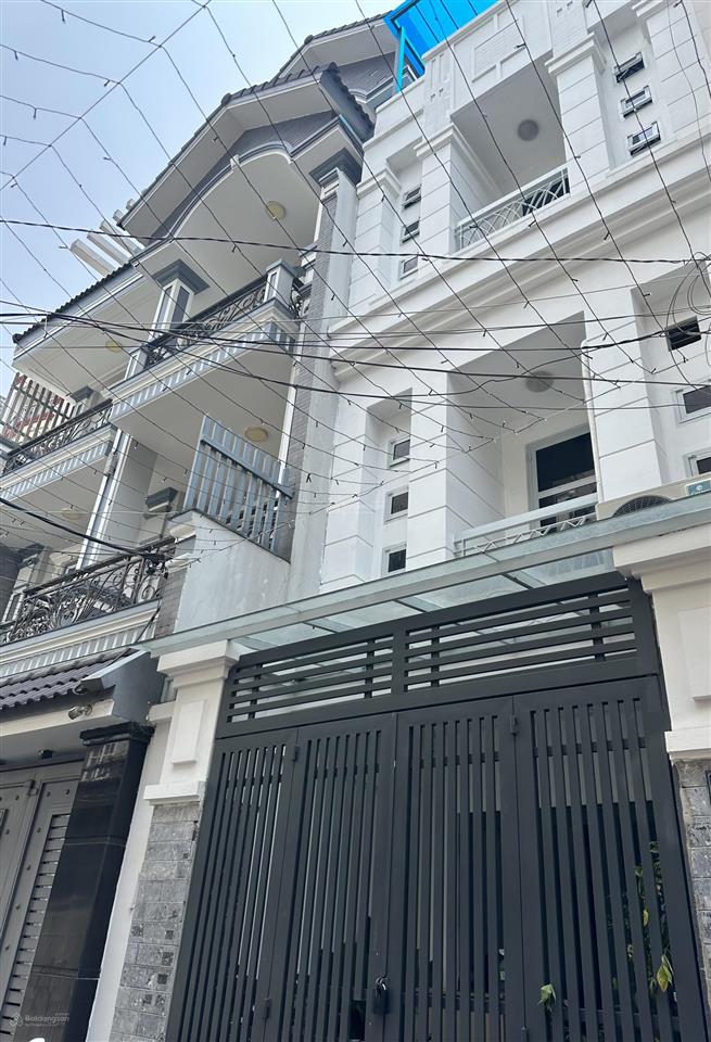 Nhà 4 tầng hẻm 7m xe tải thông cộng hoà sát ga t3! 52m (4x13) 4pn, sân thượng rộng