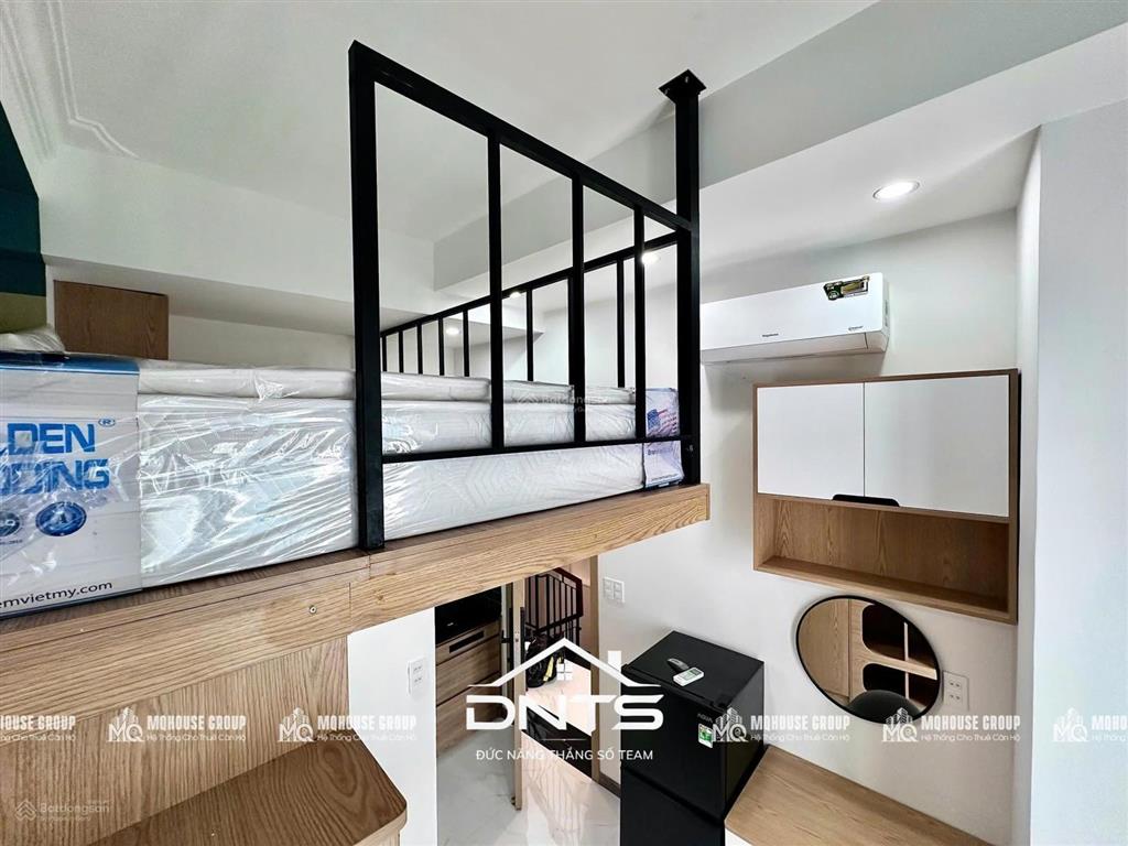 Căn hộ duplex  ban công  full nội thất mới 100%  ngay vòng xoay dân chủ, cv lê thị riêng
