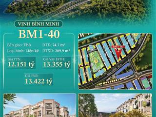 Kinh doanh đỉnh cao bm140 căn góc đại lộ 30m vịnh bình minh