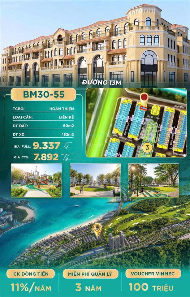 Siêu phẩm áp góc bm3055 đối diện công viên, nâng tầm giá trị sống