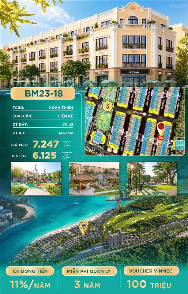 Siêu phẩm giá mềm bm2318 chỉ từ 2,1 tỷ sở hữu nhà hoàn thiện tại vinhomes global gate hạ long