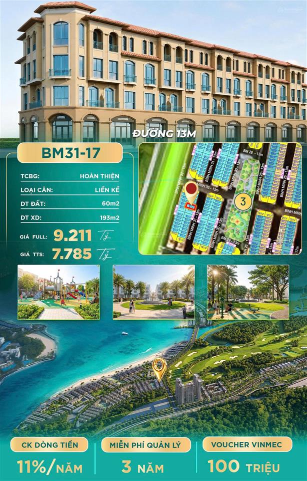 Siêu phẩm liền kề hoàn thiện bm3117  vị trí "kim cương" giữa tâm điểm kết nối