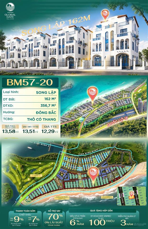 Siêu phẩm song lập view biển  bm5720 | biểu tượng sống thượng lưu