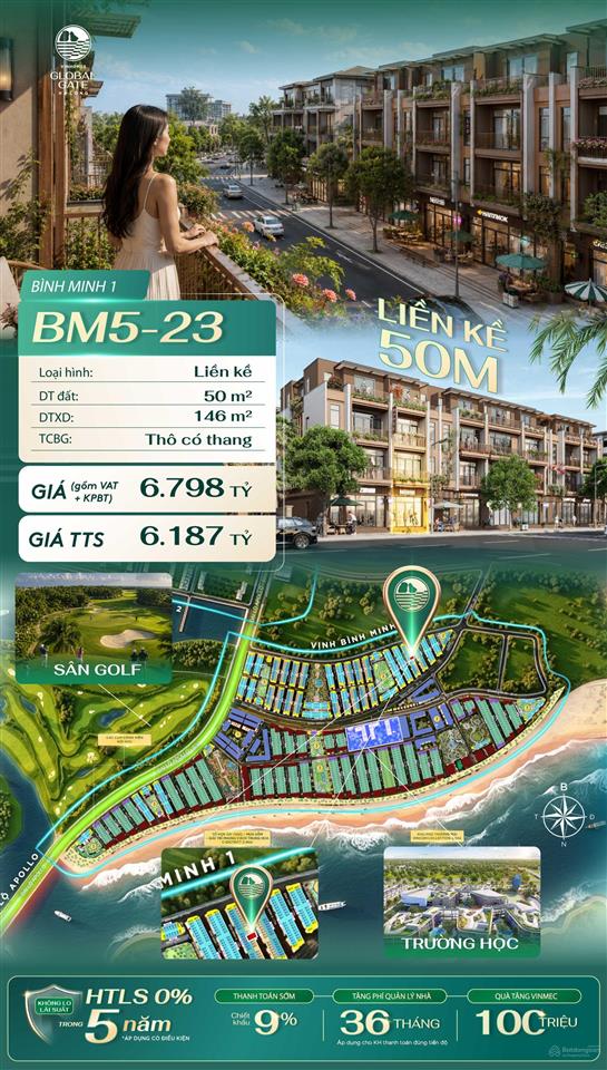 Sở hữu liền kề 50m giữa trái tim đại đô thị biển vinhomes global gate hạ long