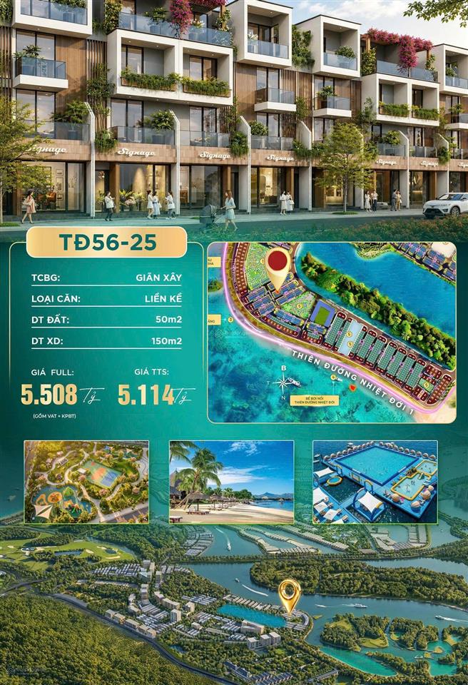 Siêu phẩm liền kề tđ5625 giãn xây, giá chỉ từ 5,1 tỷ