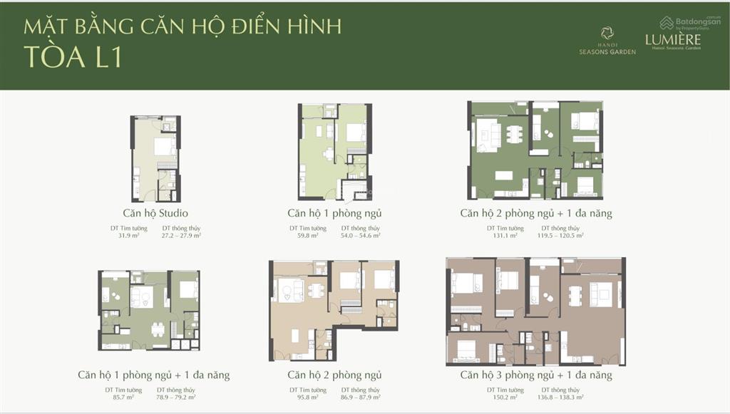 Bán căn hộ chung cư tại 233235, hanoi seasons garden, 120 triệu / m2, 105 m2, giá ưu đãi hàng hiếm