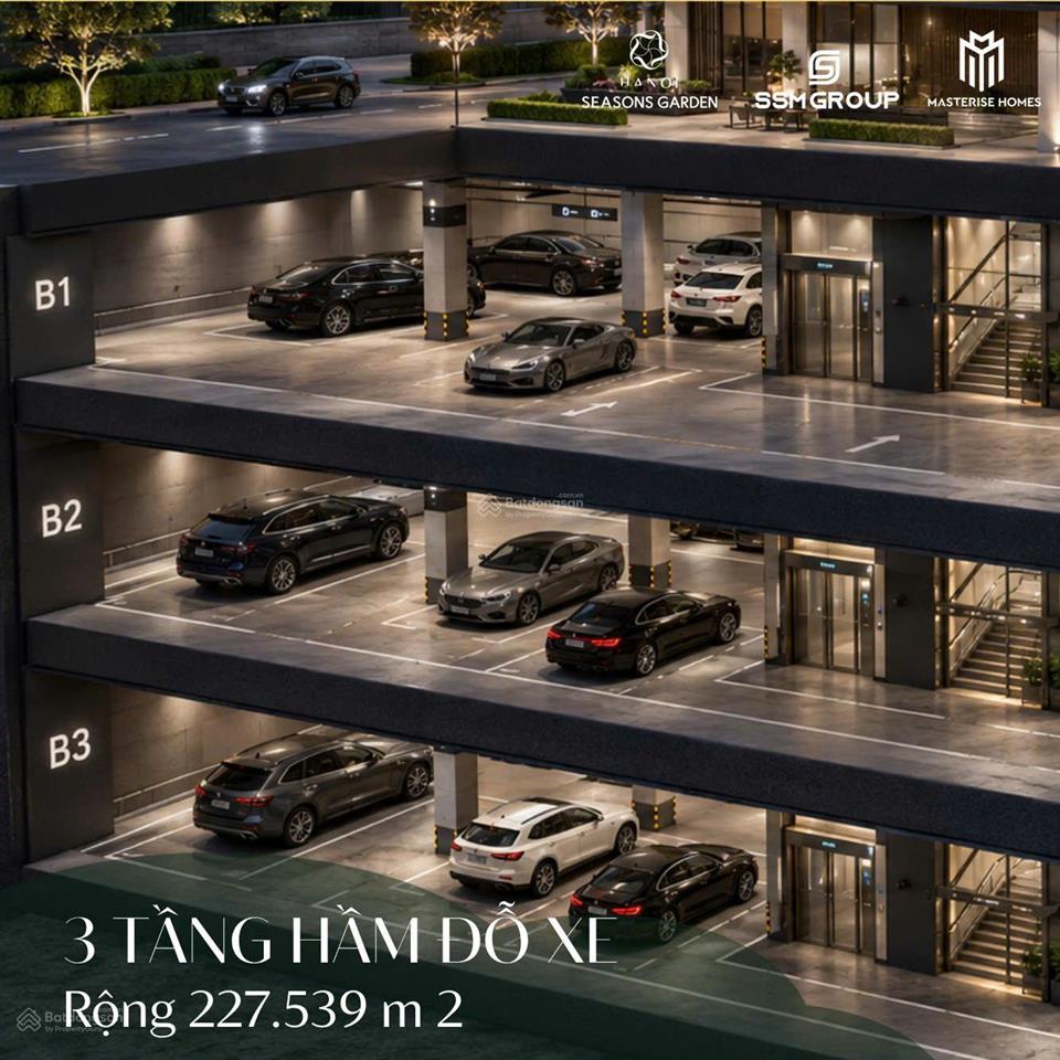 Bán căn 4 ngủ dự án hà nội seasons garden  nguyễn trãi, tầng trung, view công viên